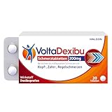 VoltaDexibu Schmerztabletten, Dexibuprofen 200 mg, Schnelle & Effektive Schmerzlinderung bei Kopfschmerzen, Zahnschmerzen, Regelschmerzen, 20 Filmtabletten