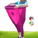 GkgWuxf Sackhüpfen Säcke,Outdoor Staffelrennen Gruppenspiele Aktivitäten | Mit 2 Springbällen und Riesigen Hüpfsäcken Lustig für Feste Familienfeiern Schulfeste Gartenpartys