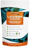 ProFuel L-Glutamin Pulver 500g vegan, optimal hochdosiert & geschmacksneutral, ohne Zusatzstoffe, ultrapure mit über 99, 9% Reinheit, L-Glutamine aus Fermentation, laborgeprüft, Vorrat für 50 Tage