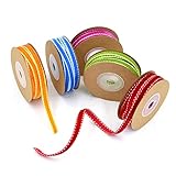 OFFIGAM 1 Rolle Geschenkverpackungsband Party Basteln Wickelband Bänder Für Haare Dekorationen Band Sackleinen Garnband Blau Bögen Verdrahtet Schleife Wickeln Blue