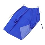 Lurrose Wasser- und ölbeständiger Overall wasserdichte Profi-Reinigungsschürze Langärmlige Kitteloveralls Schürze mit langen Ärmeln wasserdichte Schürze zum Reinigen Plane Blue