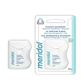 meridol Flausch-Zahnseide, 40m - Zahnseide zur gründlichen und sanften Reinigung der Zahnzwischenräume, verringert das Risiko für Entzündungen des Zahnfleisches mit frischem Mint-Aroma ,(1er Pack)