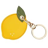 AXFEE AirTag Schutzhülle, Leder Keyring Kompatibel mit Mini A-pple, Hülle Case, Cover mit Schlüsselanhänger