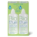 Bausch + Lomb Biotrue All-in-One Lösung - Kontaktlinsenreiniger und Aufbewahrungslösung für weiche Kontaktlinsen 2er Pack, 2 x 300 ml