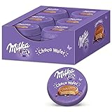 Milka Choco Wafer 30 x 30g, Waffel mit Kakaocreme Füllung umhüllt von Alpenmilch Schokolade