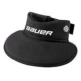 Bauer Senior NG NLP8 Core Neck Guard Lätzchen, Schwarz