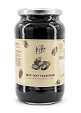 KoRo - Bio Dattelsirup 500 ml - Ideale Zuckeralternative - Karamellähnliches Aroma - Ohne Zusatz von Zucker und Konservierungsstoffen - Aus aromatischen Deglet Nour Datteln