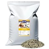 Lyra Pet® 25 kg Sonnenblumenkerne geschält Bruch & schwarz Mix | Fettreiches Vogelfutter für Wildvögel | Nährstoffreiches Wildvogelfutter für Sommer & Winter | Energiespendendes Streufutter für Vögel