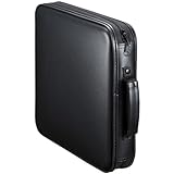 VALICLUD Große Kapazität CD DVD Aufbewahrungstasche Tragbare Hülle für DVDs Umweltfreundliches PP Material mit Reißverschluss für Reisen und Zuhause