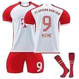 23/24 Neue Kinder Fußballtrikot, Heim-Auswärts-Trikot, Erwachsene, Vollfeld-Trikot, Outdoor-Sport-Trikot, Shorts, Socken