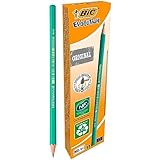 BIC Bleistift Evolution Original 650 HB, 12er Pack, grün, sechskantig, Ideal für das Büro, das Home Office oder die Schule