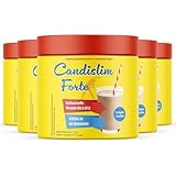 Candislim Forte Pulver | mit Balaststoffen, Vitamen B6 und B12 | Fertig in 60 Sekunden | 345 g pro Packung 5x