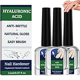 Hyaluronsäure Nagelpflege Mit Vitamin E Und Jojobaöl, Hyaluronic Acid Nail Hardener, Nagelhärter Extra Stark, Nagelpflege und Nagellack, Anti-Brittle Daily Care for Men & Women (3PC)