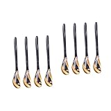 CRILSTYLEO 8 Stk Kaffeelöffel aus Horn dekorative Dessertlöffel für Café-Geschirr Creme Glaswaren kaffelöffel kaffeemesslöffel besteck schümli kaffee Kuchenlöffel Rührschaufel Hörner