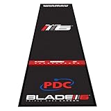 WINMAU Darts Bodenmatte - Pro Zone Precision Blade 6 Weiche Dartmatte mit erhöhter integrierter Oche-Linie für Stahlspitzen – Bodenmattenschutz für Dartscheiben