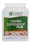 Vision Defender Plus Augengesundheit Ergänzung – Verbesserte AREDS2 Formel mit Meso-Zeaxanthin – 7 Essenzielle Nährstoffe (Lutein, Zeaxanthin, Vitamin C & E, Zink, Kupfer) – 60 Vegane Kapseln