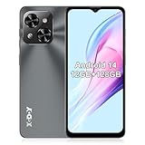XGODY Handy Ohne Vertrag Mate 70, 12GB+128GB/1TB Erweiterung, 6,52'' HD+ Display, Android 14 Smartphone, 5500mAh QC, Octa-Core, 24MP+8MP Kamera, 4G Dual-SIM, Face ID GPS OTG-Schwarz