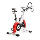 SportPlus Speedracer, Indoor Cycling Bike in Studioqualität, 50 Widerstandsstufen, Triathlonlenker & Rennsattel, Bis 500 Watt, Benutzergewicht bis 150 kg, SP-SRP-3000