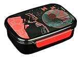 Scooli Brotdose für Kinder mit herausnehmbaren Einsatz - Star Wars - Kindergarten Brotdose - Darth Vader Sandwichbox Schule - Brotzeitdose aus Kunststoff BPA frei - Sandwichbox - Lunchbox - Vesperbox