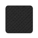 Waschbare Inkontinenz Stuhlauflage wasserdichte Saugfähige Sitzauflage Inkontinenzunterlage für Rollstuhl Autositz Sofa 53X55cm 1pc (Schwarz, 53x55cm)