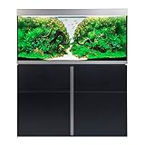 Fluval Siena 330 Aquarienkombination bestehend aus Aquarium 332L und Schrank in Schwarz