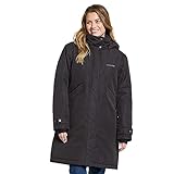 Didriksons Damen Josefine Parka 2, Schwarz , 34