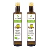 GreatVita Bio Hanföl, 100% rein & kaltgepresst, (2x 500ml) Hanfsamenöl hoher Anteil an Omega 3 & 6 Fettsäuren