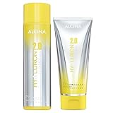 ALCINA Hyaluron 2.0 Haarpflege-Set mit Hyaluron 2.0 Shampoo & Hyaluron 2.0 Spülung | 1 x 250 ml & 1 x 200 ml | Oase für trockenes Haar | für geschmeidiges Haar | mit Hyaluron 2.0