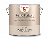 Alpina Feine Farben – No. 07 Zauber der Wüste – edelmatte Innenfarbe - Wandfarben für einzigartige Farbwirkungen und Raumstimmungen – Zartes Sandbeige – 2,5 Liter