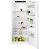 AEG Einbaukühlschrank 123cm ohne Gefrierfach, Serie 5000 OptiSpace: 3x vielfach verstellbare & 1x teilbare Glasablage, großer Kühlraum (203L), LCD-Display, Schnell-Kühlen-Funktion, Festtür, TSK5O12WDF