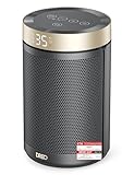 Dreo Energiesparender Heizlüfter, 34 dB Leiser 1500W Elektrischer PTC Keramik, Thermostat, Überhitzungs- & Kippschutz, 12 Std. Timer, Elektroheizung für Räume Schlafzimmer, Atom 316, Gold