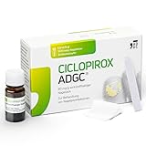 CICLOPIROX ADGC® 80mg/g 6,6ml - wirkstoffhaltiger Nagellack zur effektiven Behandlung von Nagelpilz - Set mit 30 Einwegpfeilen & Alkoholtupfern - leichte Anwendung - transparent & wasserfest