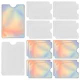 Bruislard 20 Stück RFID Blocker Kartenhülle, Blockierende NFC Schutzhülle RFID Kartenhalter Kreditkartenhülle Bunt Diebstahlsichere Schutzkarte für Damen Herren, 9cm×6cm