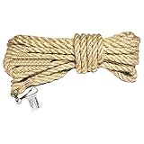 Schwungseil aus Hanf mit verstärkter Mitte, 5 m