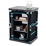 TIMBER RIDGE Campingschrank faltbar Campingküche klappbar Auto Faltschrank Küchenbox Klappschrank All-in-one tragbar mit Tragetasche
