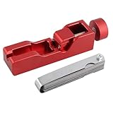 Zündkerzenspaltwerkzeug: Legierungsmesser, professionelles Messgerät, präziser Funkenspalt-Setter, zuverlässiges Automobil-Einstellwerkzeug für Pa, Rot, Consulte la descripción