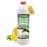SCHLAUPUTZ® Waschsauger Teppichreiniger & Polsterreiniger Konzentrat – 1L Fleckenentferner Reinigungsmittel für Teppich, Sofa, Autositze – Anwendung im Nasssauger & Handreinigung – Ohne Bleichmittel