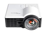 Optoma ML1050ST+ LED-Projektor (WXGA, Kurzdistanz, 20.000:1 Kontrast, 1000 Lumen) Weiß