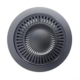 Pumixiy Edelstahl-Backblech für den Außenbereich, koreanische Grillpfanne, 32 x 32 cm, Gasherd-Kochtablett, abnehmbares Grillzubehör, kompakter Campinggrill