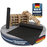 Mattenheld® Antirutschmatte Ladungssicherung 120x80x0,3 cm | Rutschhemmende & genormte Gummigranulatmatte | Ideale Sicherung von Ware im LKW, Anhänger & Kofferraum | Universal Bautenschutzmatte 3mm