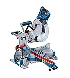 Bosch Professional mobile Kapp- und Gehrungssäge GCM 305-254 D (schneidet bis zu 90 x 305 mm, inkl. 1x Kreissägeblatt, 2x Werkstückauflage, Staubbeutel, Klemme)