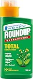 Roundup Unkrautfrei TOTAL Konzentrat, 500 ml - Unkrautvernichter, zur Bekämpfung von Unkräutern, Gräsern und Moos
