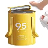 Faltbare Fußbadewanne, zusammenklappbar, zum Einweichen von Füßen, wasserdichter Behälter mit rutschfester Basis für Dusche, Kreislauf, Hausreinigung