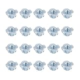 20 Stück M6*9 Einschlagmutter,Einschlagmuttern,Hülsenmutter,Kohlenstoffstahl,für Einschlagspitzen,GewindehüLsen,Einschraubmutter,Edelstahl,Stellfüße,Einschlaghülse,Einschlagmuffen,Einpres smuttern