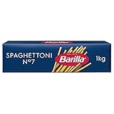 Barilla Pasta Klassische Spaghettoni n.7 aus Hartweizen immer al dente, (1 x 1 kg)