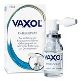 Vaxol OHRENSPRAY: Entfernt überschüssiges und verhärtetes Ohrenschmalz - Lindert Jucken & Reizungen - Pump-Sprüh-System - Geeignet für alle Altersgruppen (1+) - 10ml