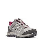 Columbia Redmond III WP wasserdichte Wanderschuhe für Damen, Grau (Ti Titanium x Red Onion), 39.5 EU