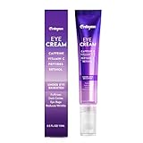 Augencreme gegen Tränensäcke & Augenringe – Eye Cream mit Koffein, Vitamin C, Peptiden & Retinol – Anti-Falten Augenpflege – Under Eye Brightener – 15ml