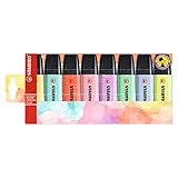 STABILO - Textmarker - BOSS ORIGINAL Pastel - 8er Pack - mit 8 verschiedenen Farben
