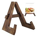 Buchständer - Kochbuch Display Stand | Kochbuch Steht | Holzrezeptbuch Organizer | 20x13x23cm Plattenhalter | Kompakt Steht Für Männer Frauen Teenager Mädchen Sohn Tochter Familie Familie Oma